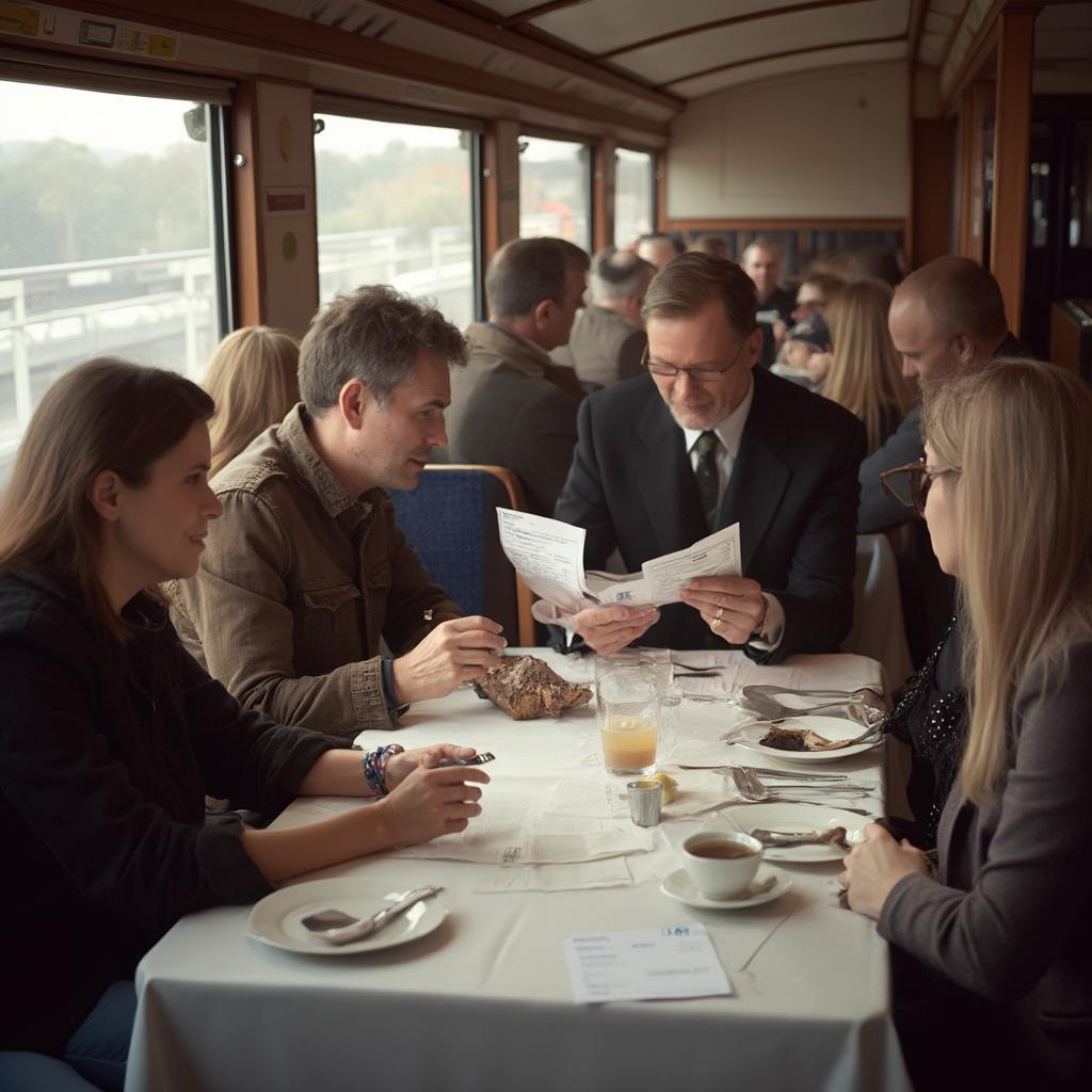 Amtrak Dining Car Group Tipping