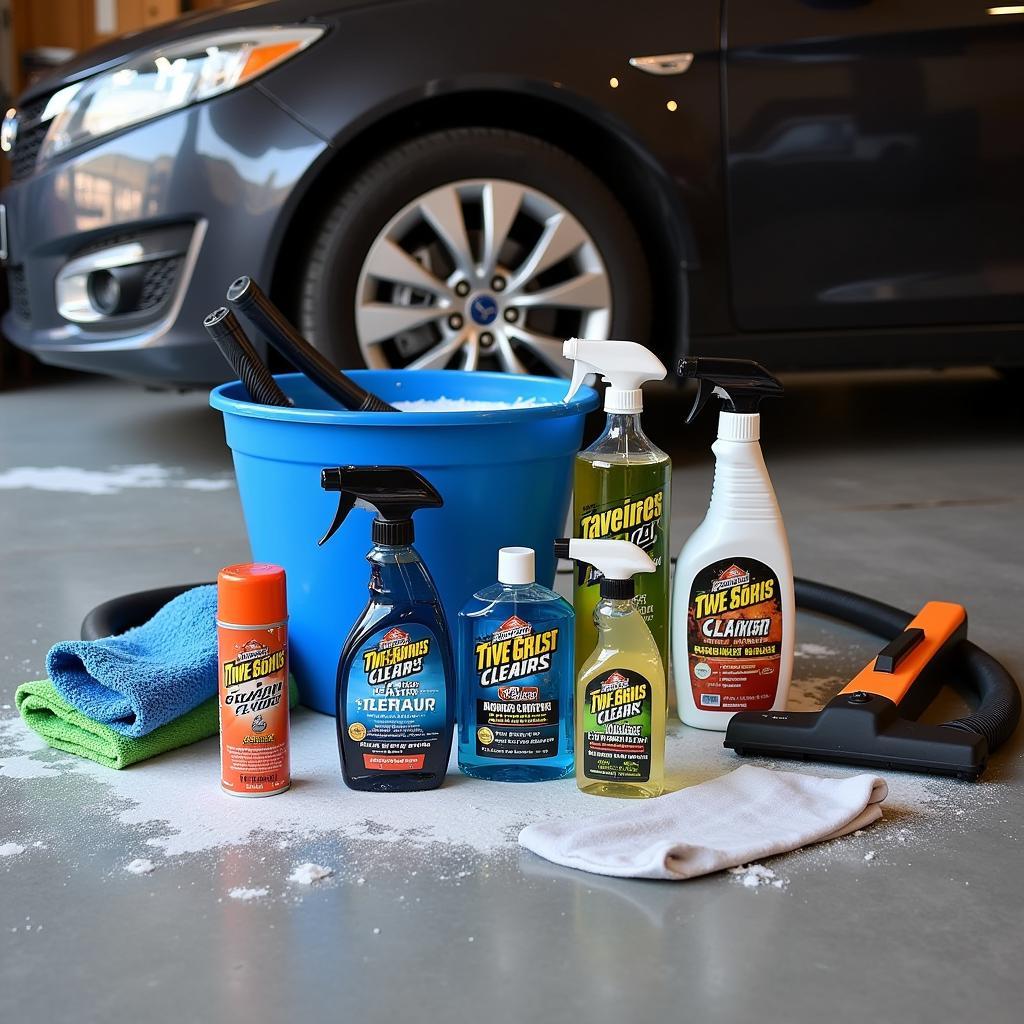 Essential car cleaning supplies