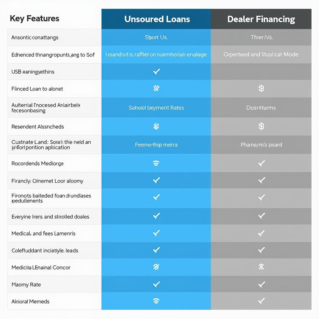 Comparing Car Loan Options