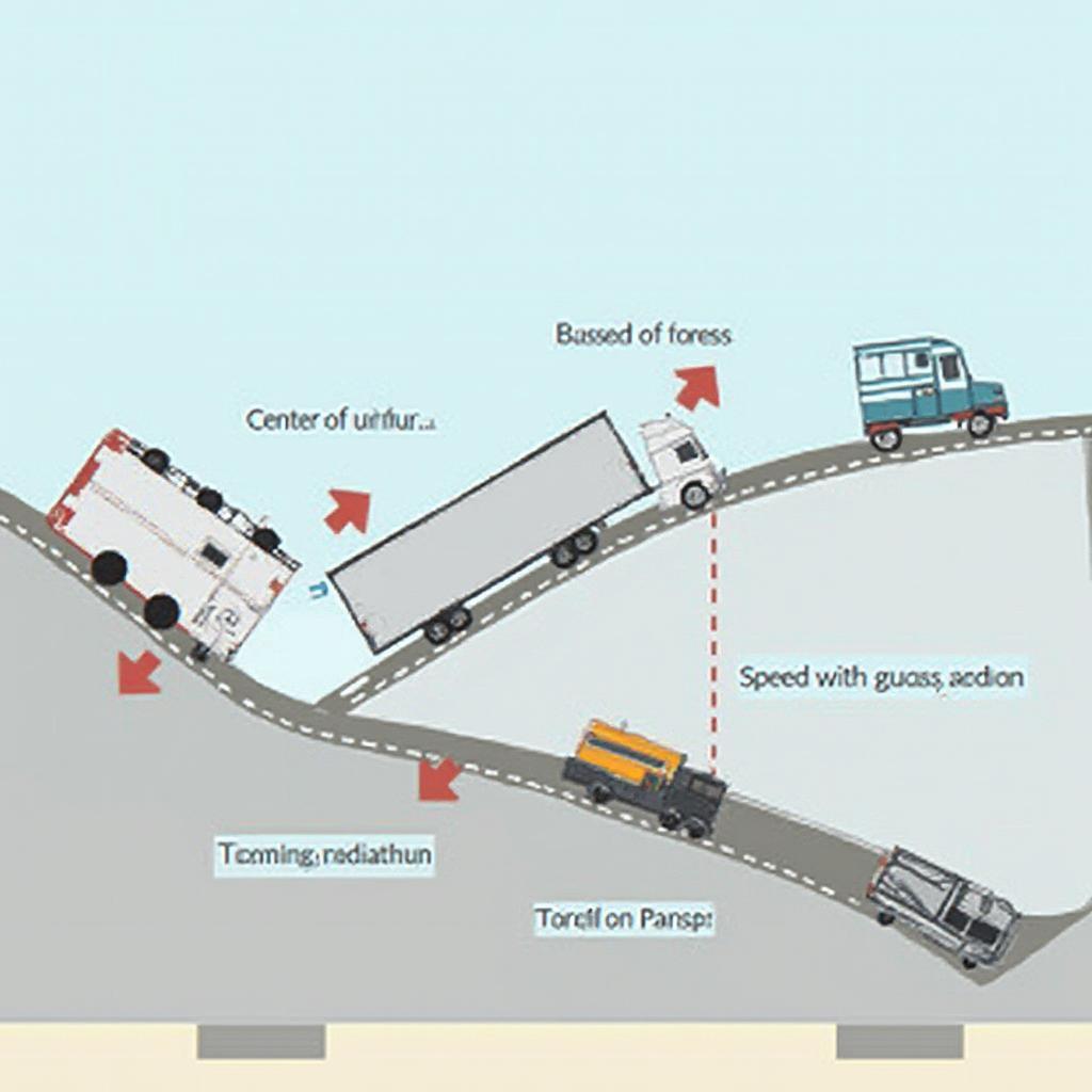 Car Tip Over Dynamics Illustration