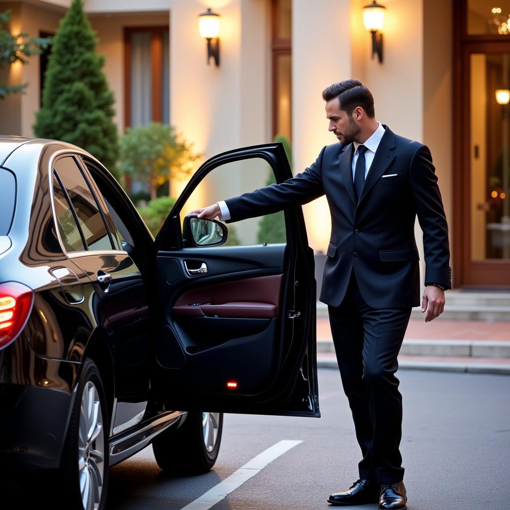 Valet Parking at a Upscale Hotel