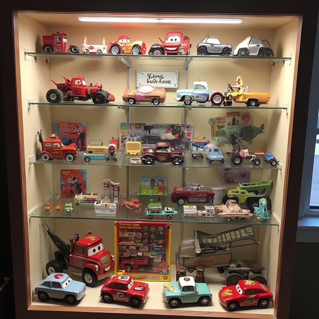 Displaying a Cars Diecast Collection