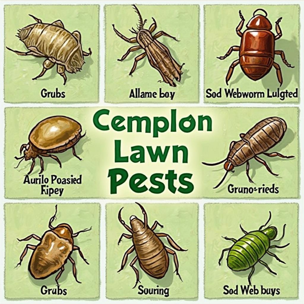 Identifying common lawn pests in July