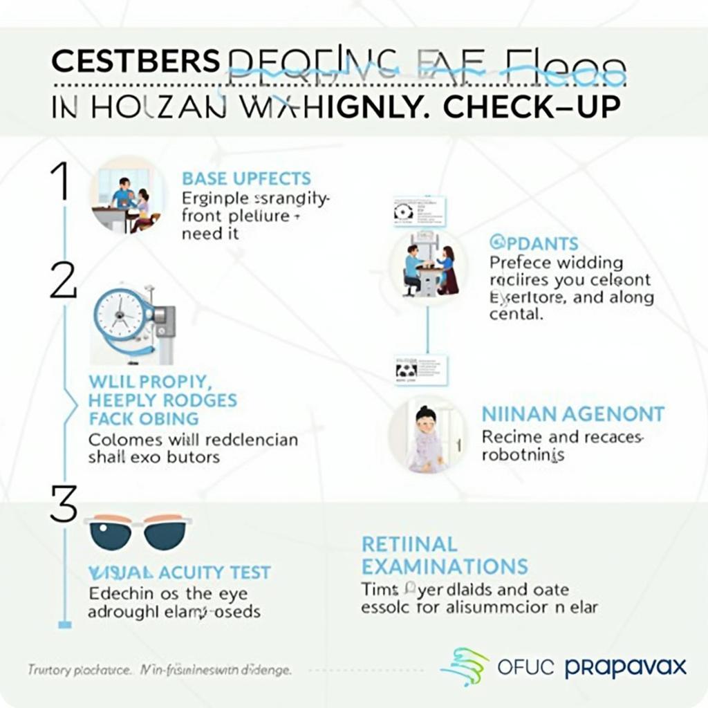 Comprehensive eye exam procedure