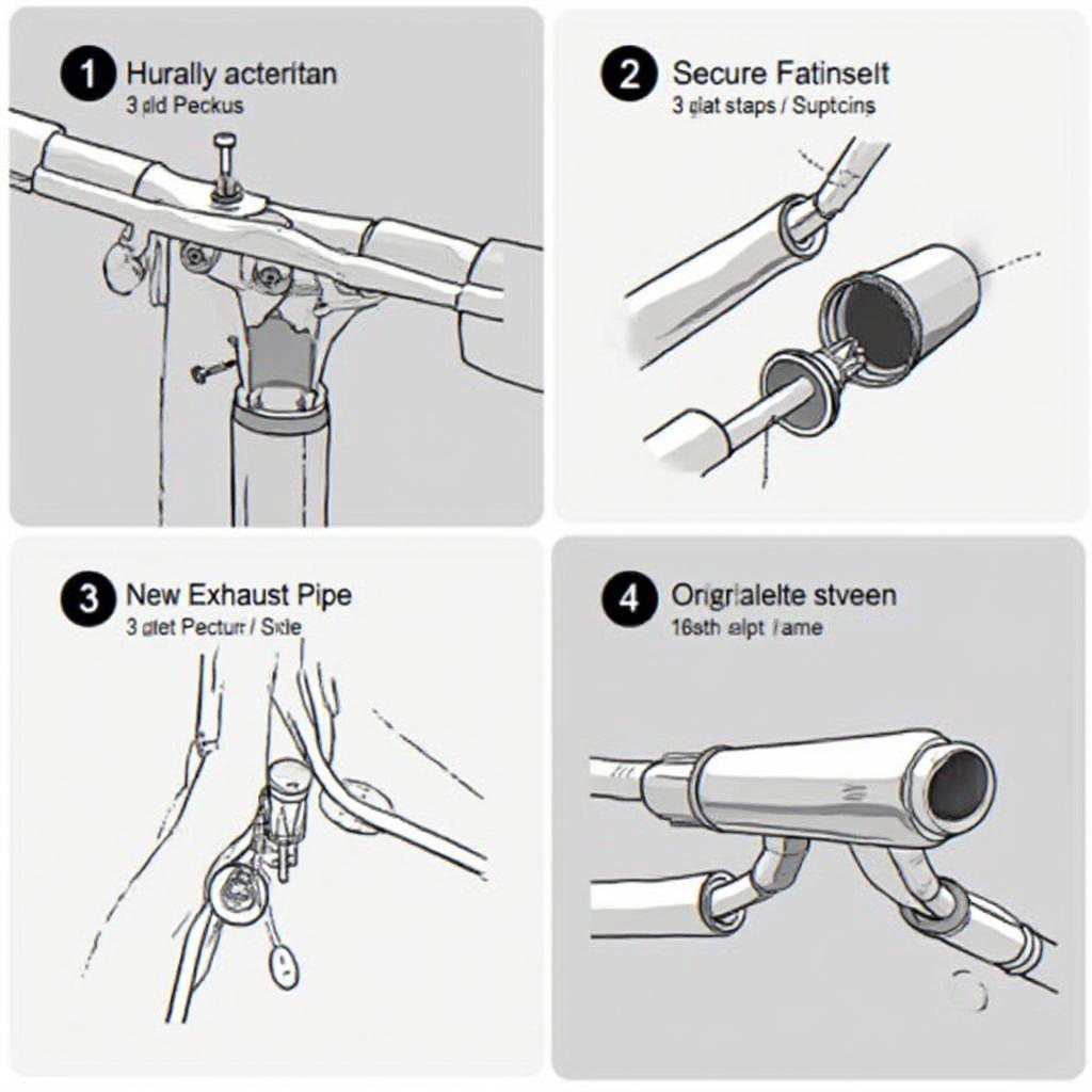 Exhaust Tip Installation Process