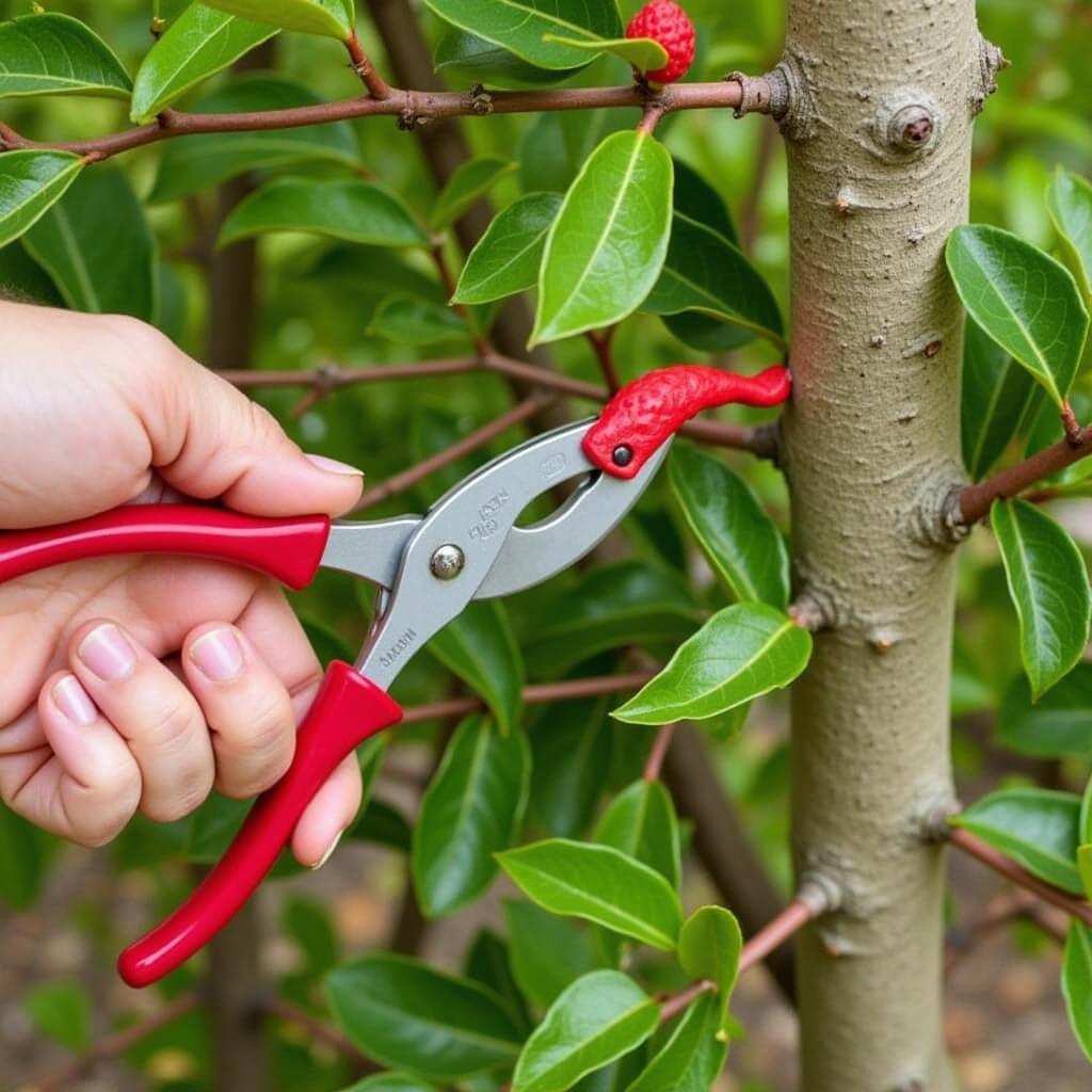 Pruning Red Tip Photinia