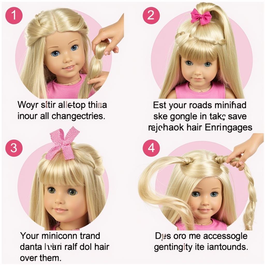 Styling an American Girl Doll's Hair with Doll-Safe Accessories