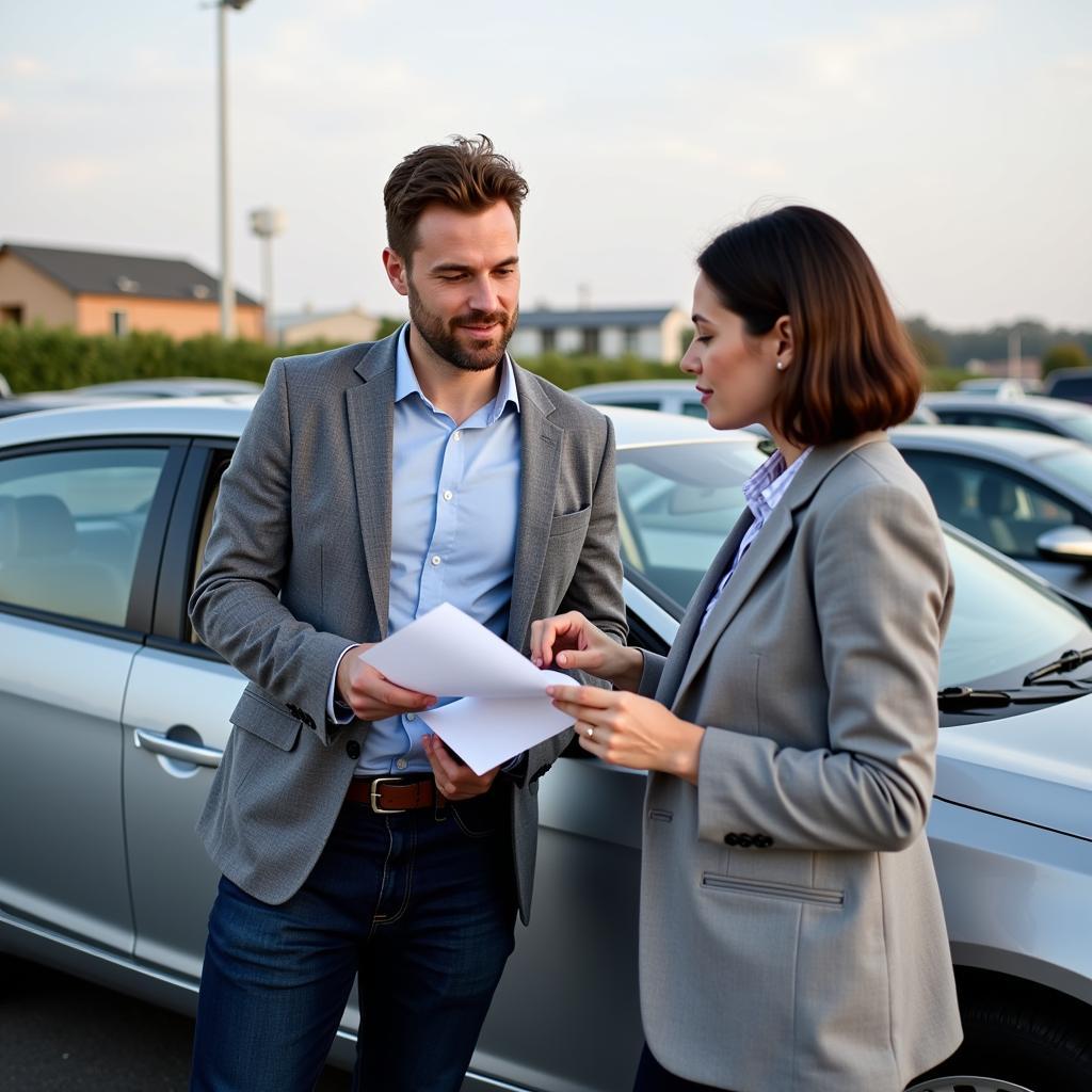 Negotiating the price of a used car