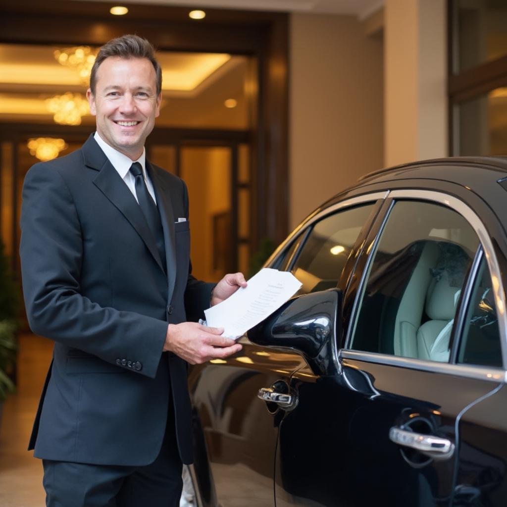 Valet Parking at a Luxury Hotel