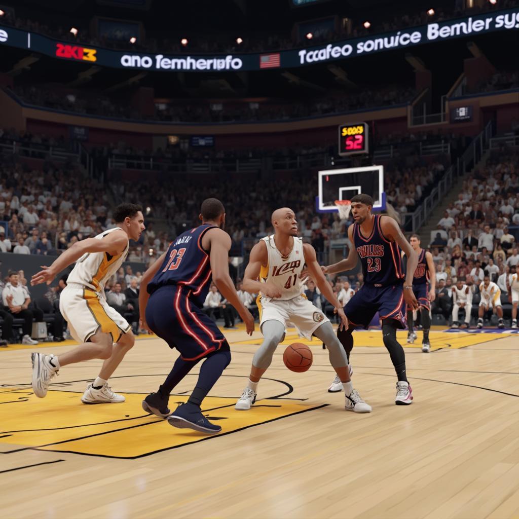 2k23 MyCareer Gameplay Showing Team Play