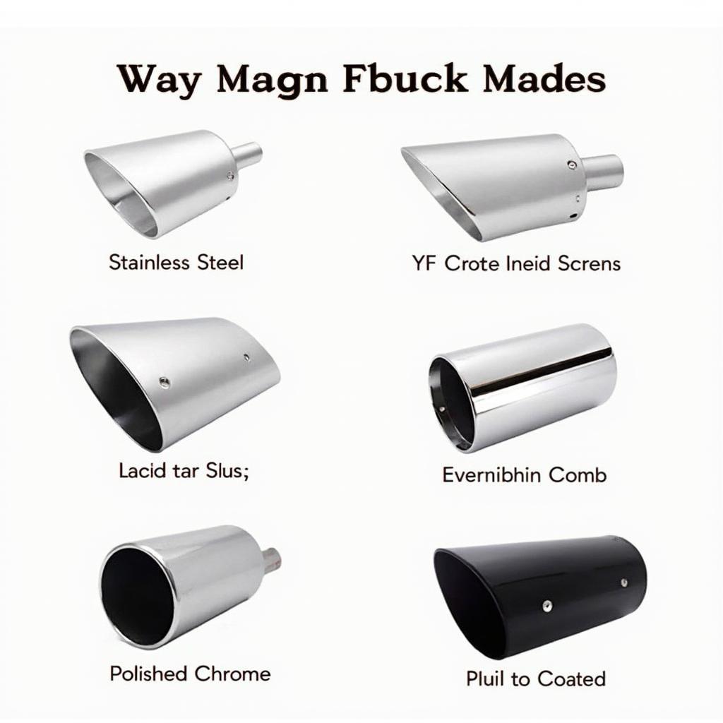 Different Material Options for 4 Inch Exhaust Tips