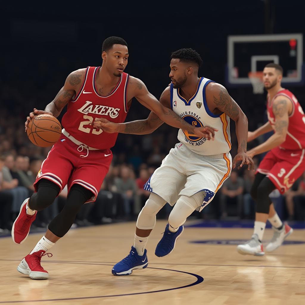 Executing Advanced Dribble Moves in NBA 2K20