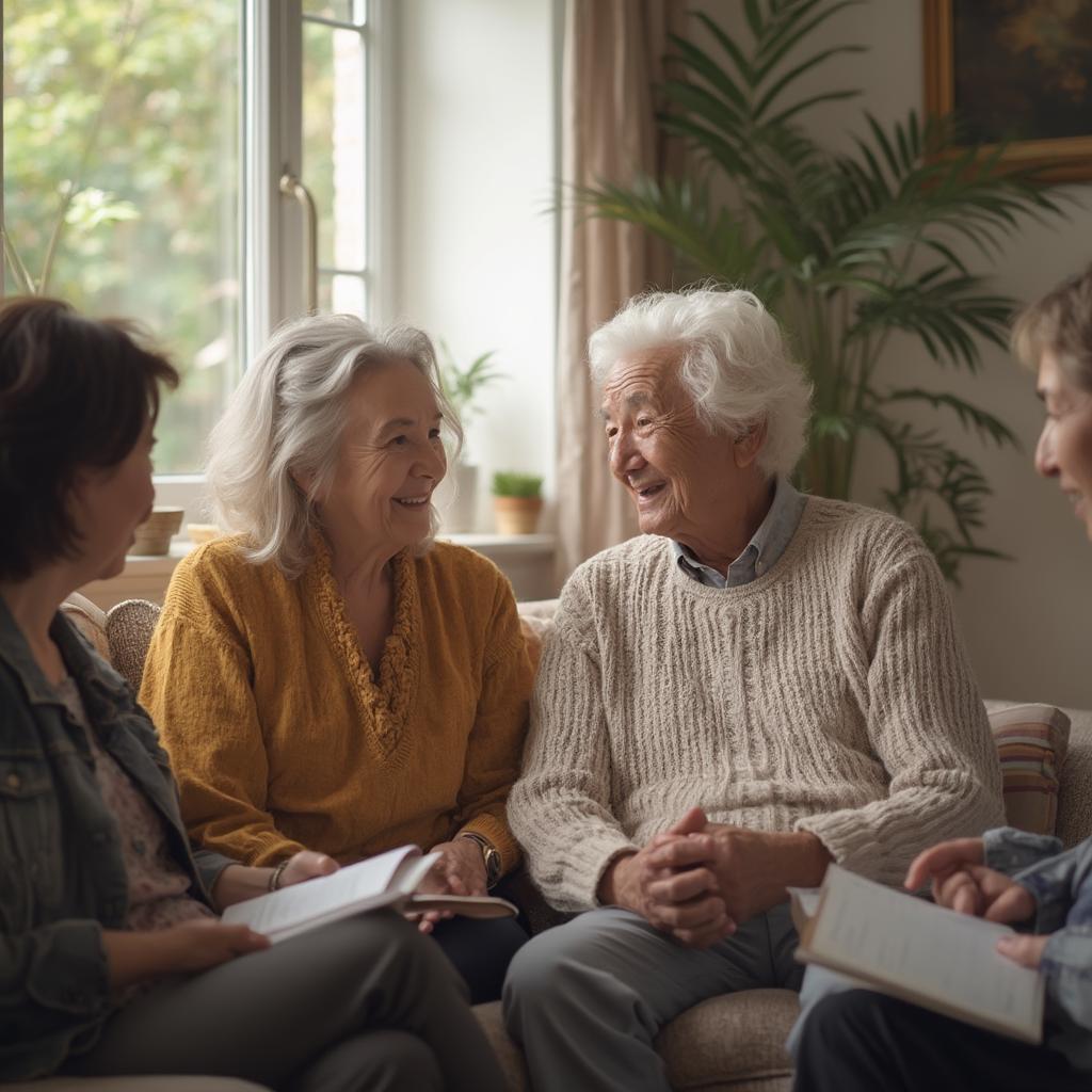 Open communication with aging parents