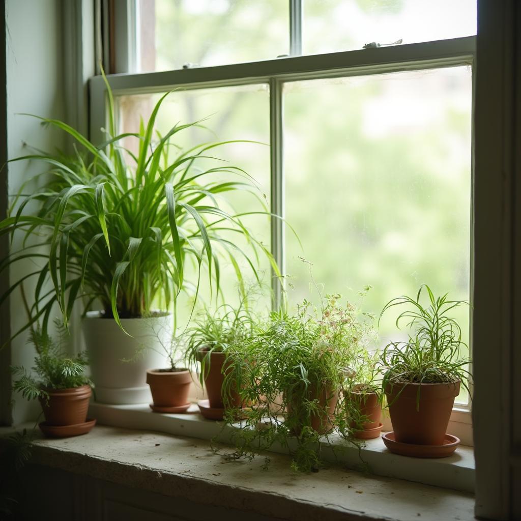 Air Plant in Ideal Lighting Conditions