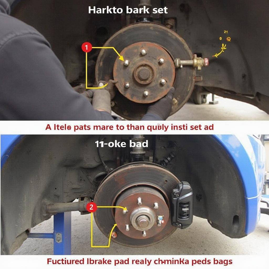 Inspecting Maruti Suzuki Alto Brake Pads