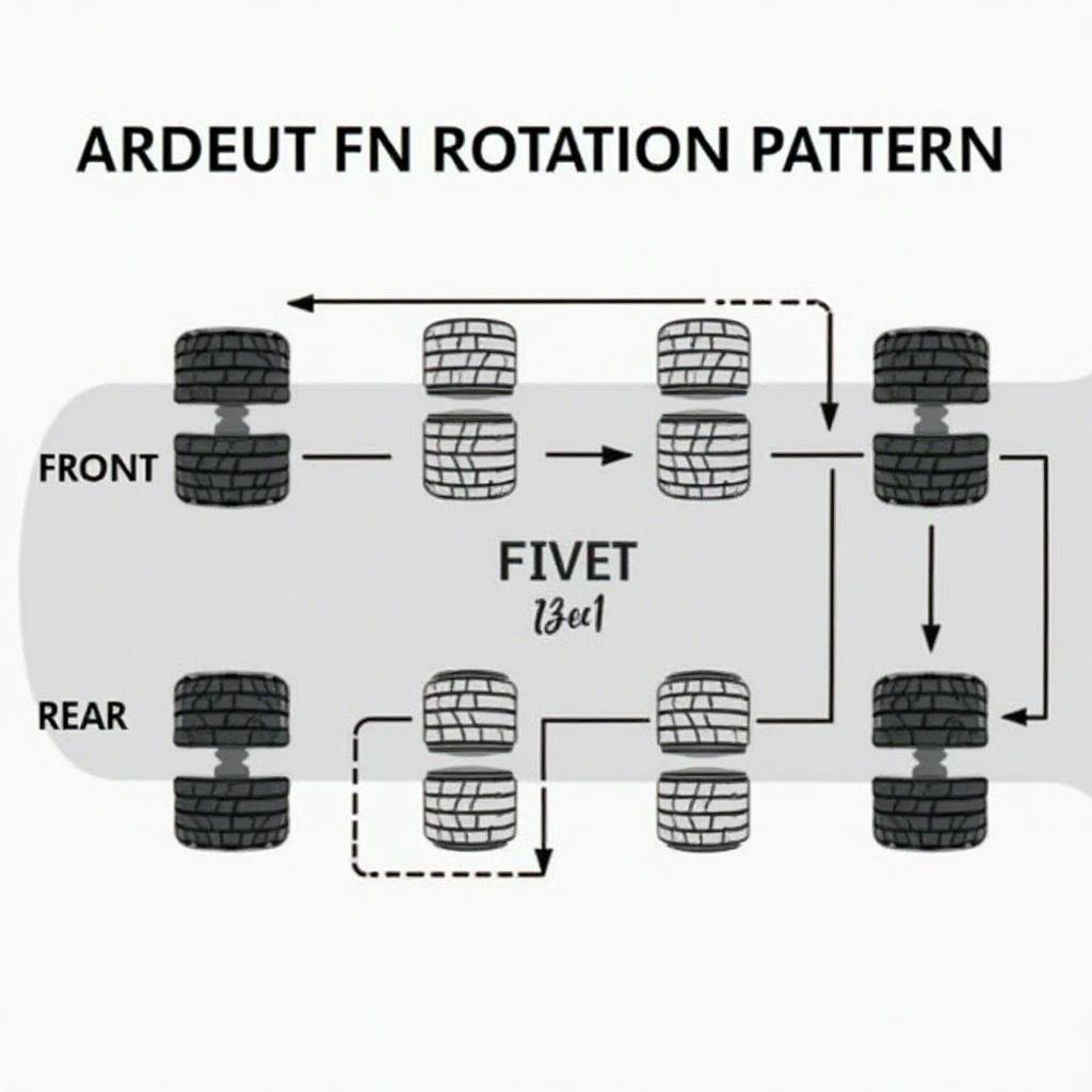 Maruti Suzuki Alto Tire Rotation Diagram