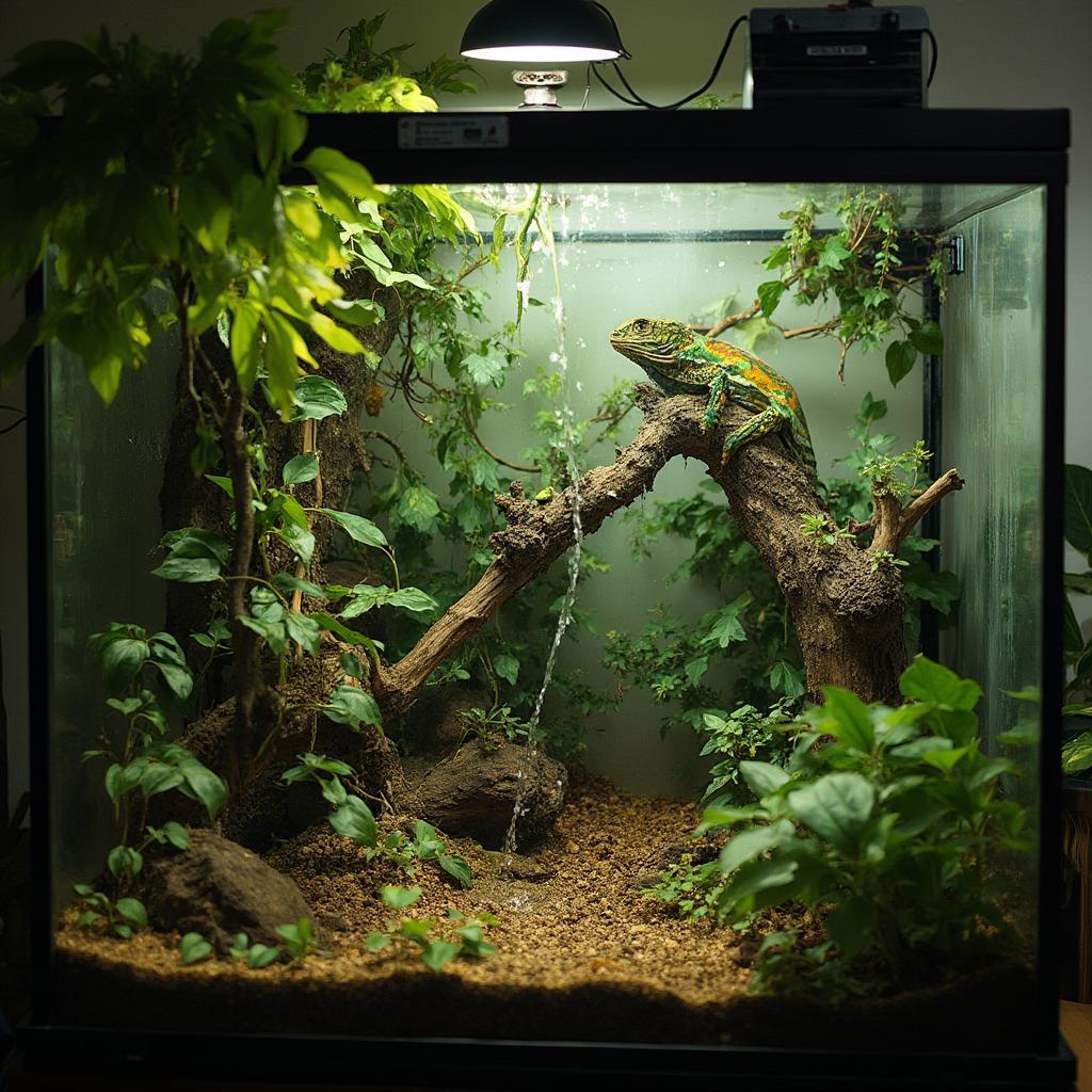 Ideal Ambilobe Panther Chameleon Enclosure Setup