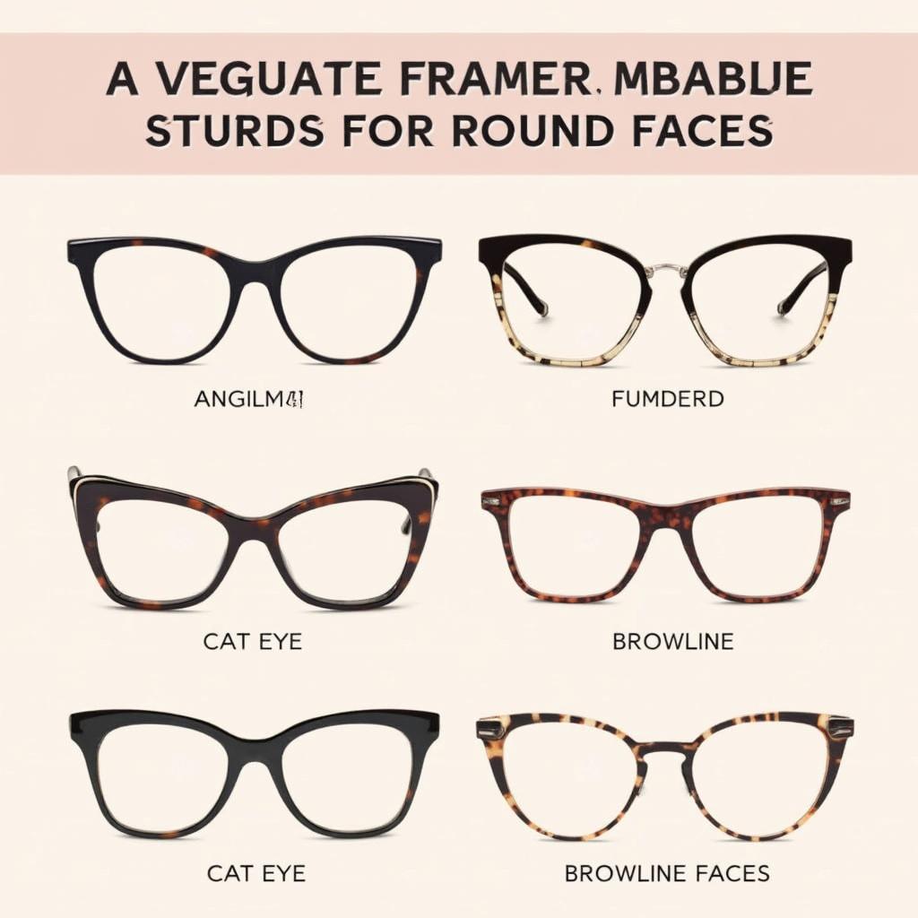 Best Eyeglass Frames for Round Faces: Angular, Cat-Eye, and Browline Styles