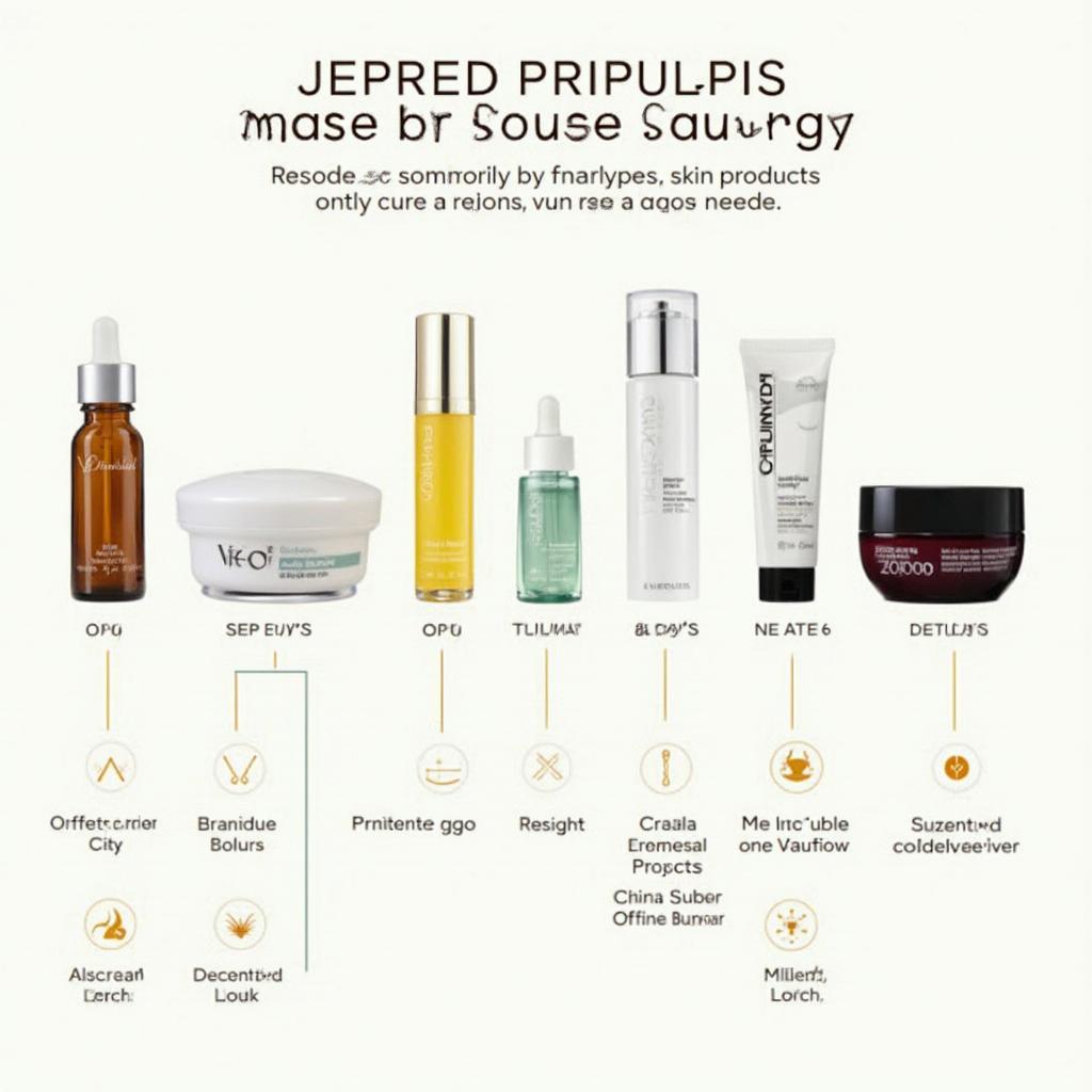 Various Anti-Aging Skincare Products for Different Skin Types