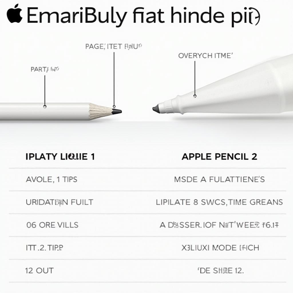 Apple Pencil 2 Tip Compatibility Chart