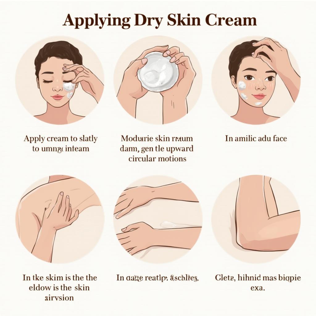 Proper Application of Dry Skin Cream