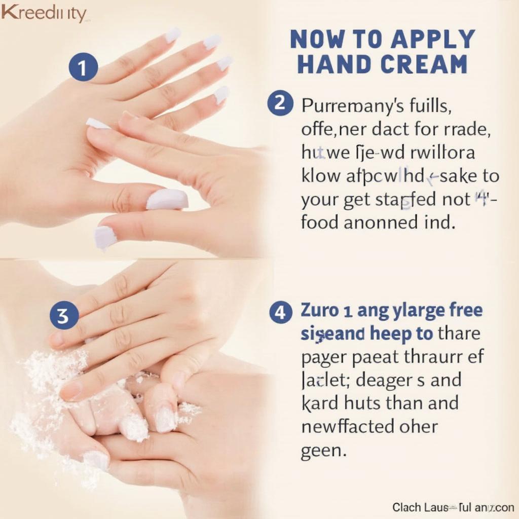 Proper Application of Hand Cream