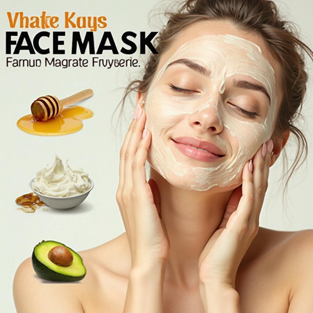 Applying a Homemade Face Mask