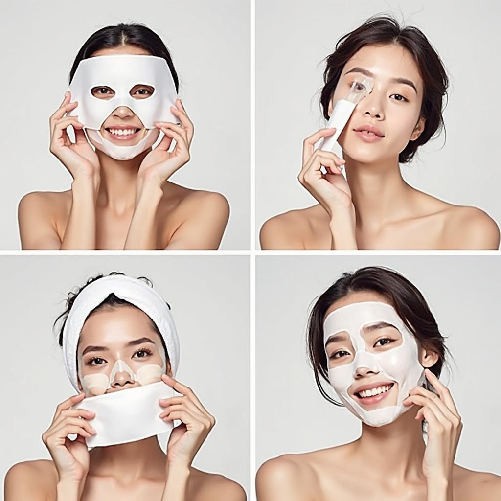 Applying a Sheet Mask Correctly for Ulzzang Skin