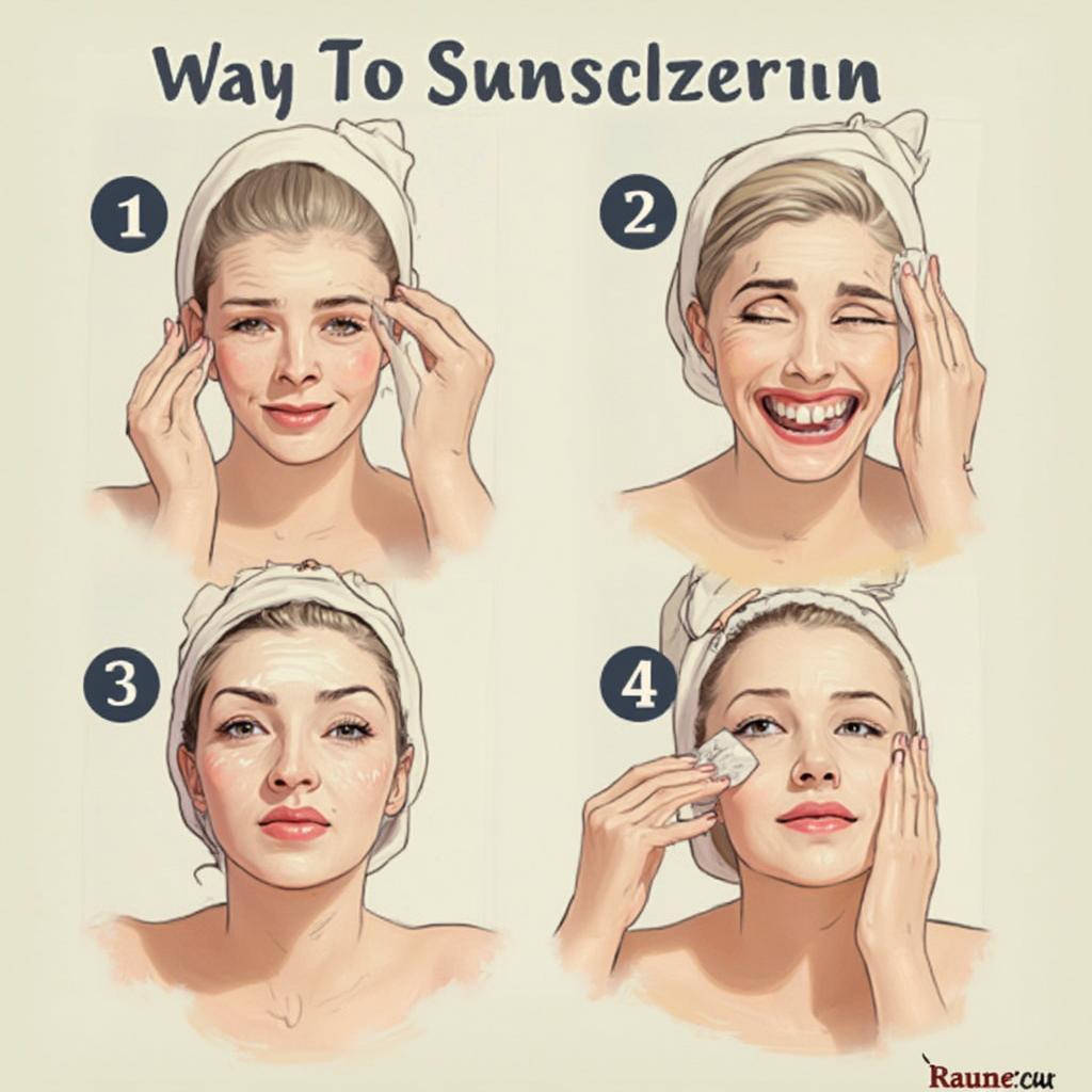 Applying Sunscreen Correctly