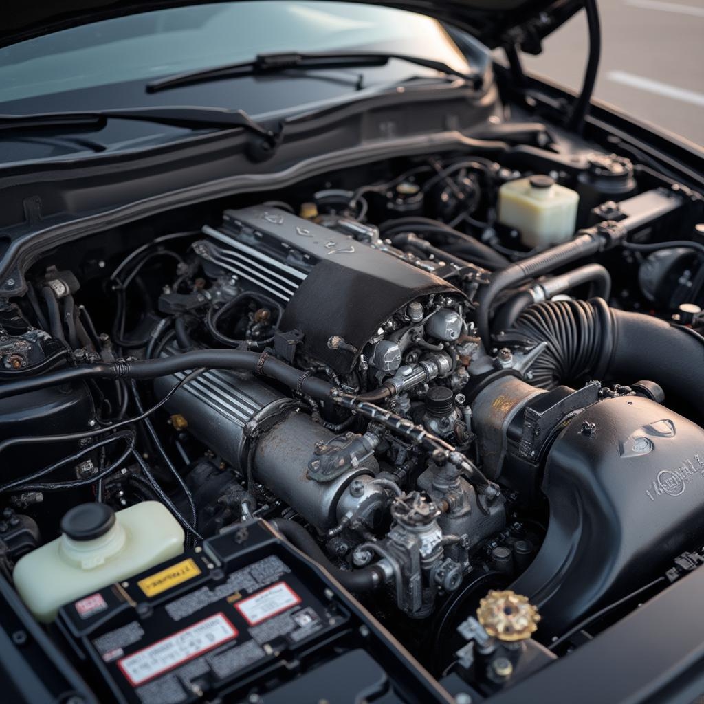 Atlantic Z Car Engine Bay