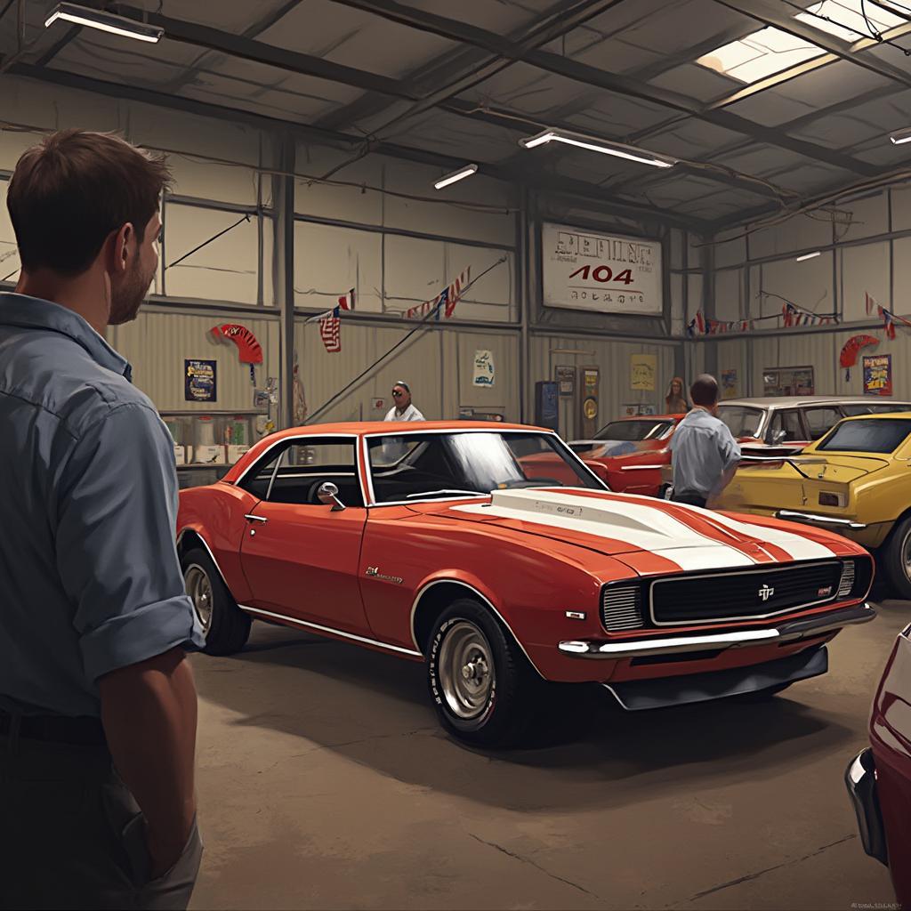 Finding a Classic Car at the Auction House