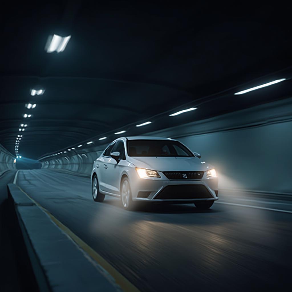 Automatic Headlights Activated in a Tunnel