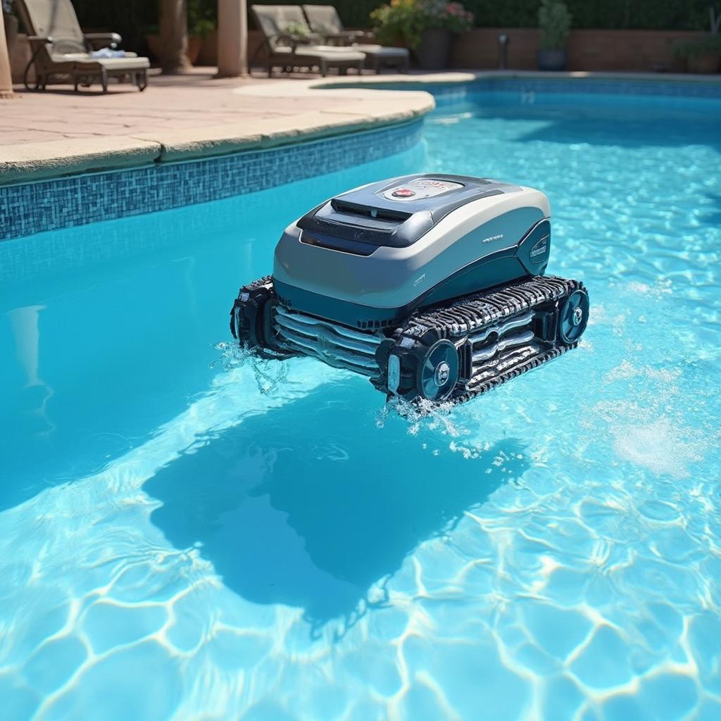 Automatic pool cleaner maintaining a clean pool liner