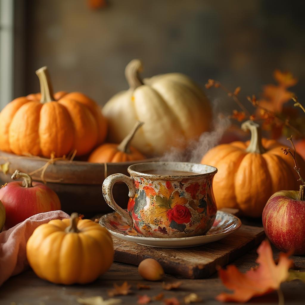 Autumn Healthy Foods and Drinks