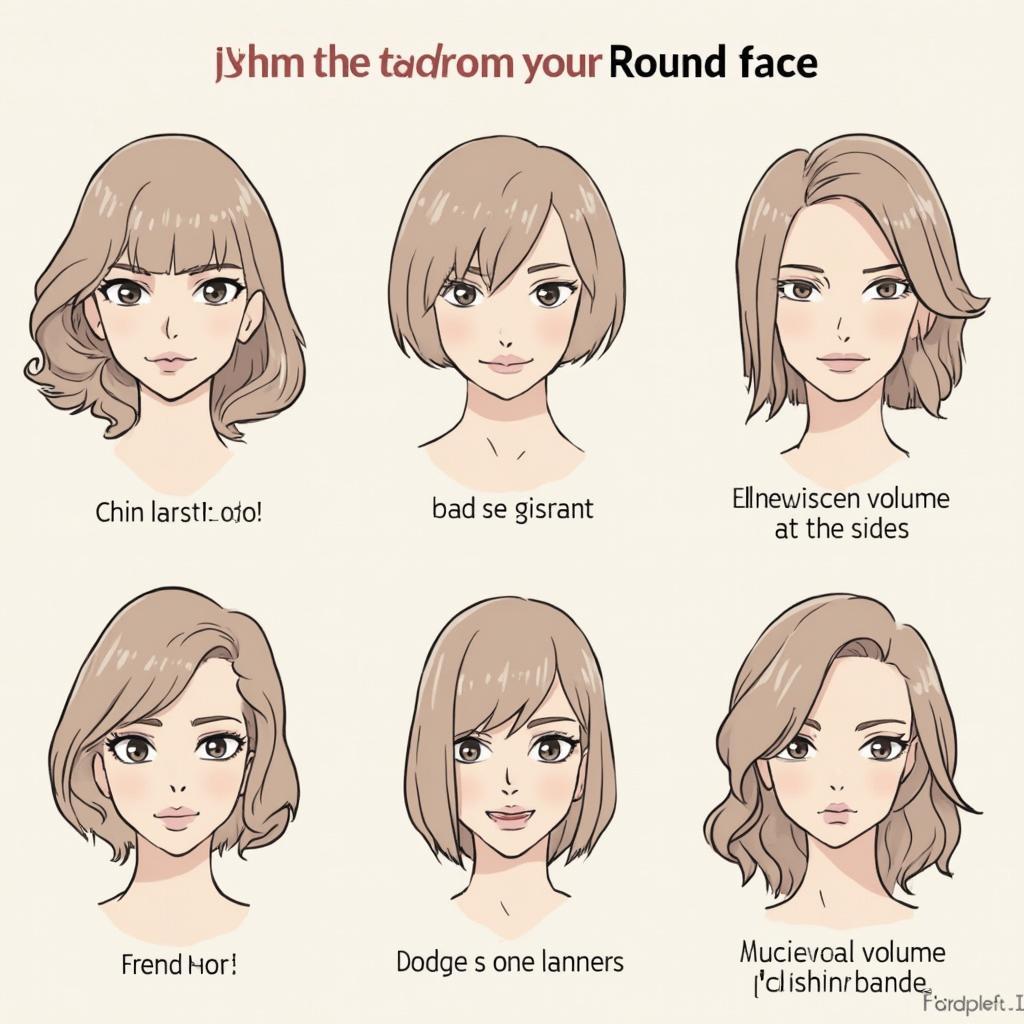 Hairstyles to Avoid with a Round Face