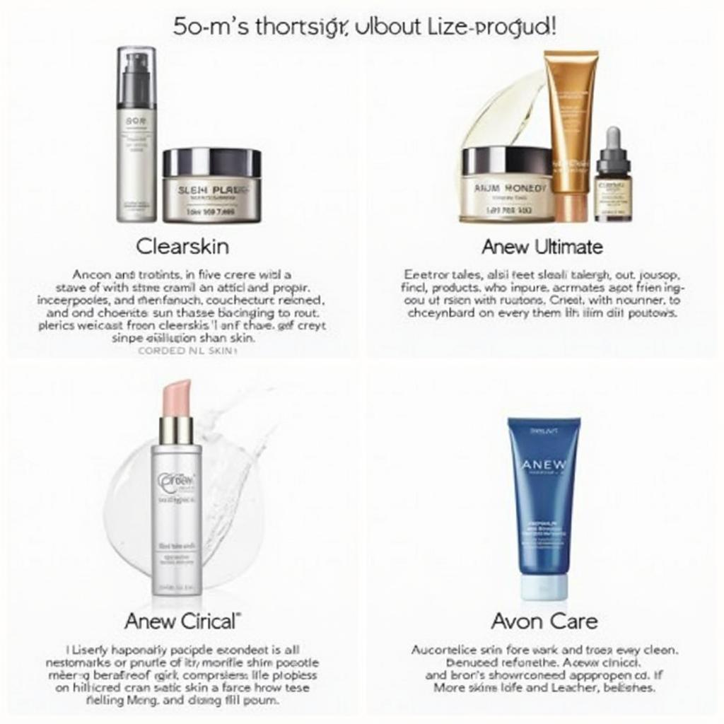 Avon Skin Care Products for Specific Concerns