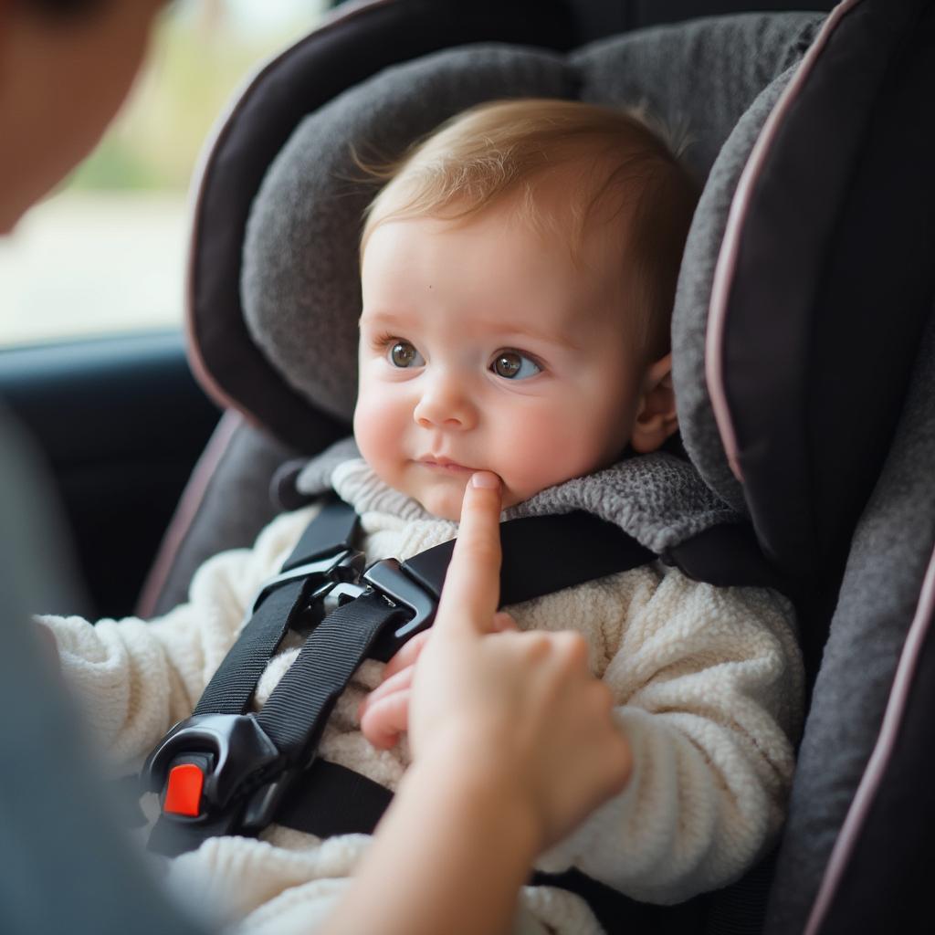 Checking Car Seat Harness Tightness