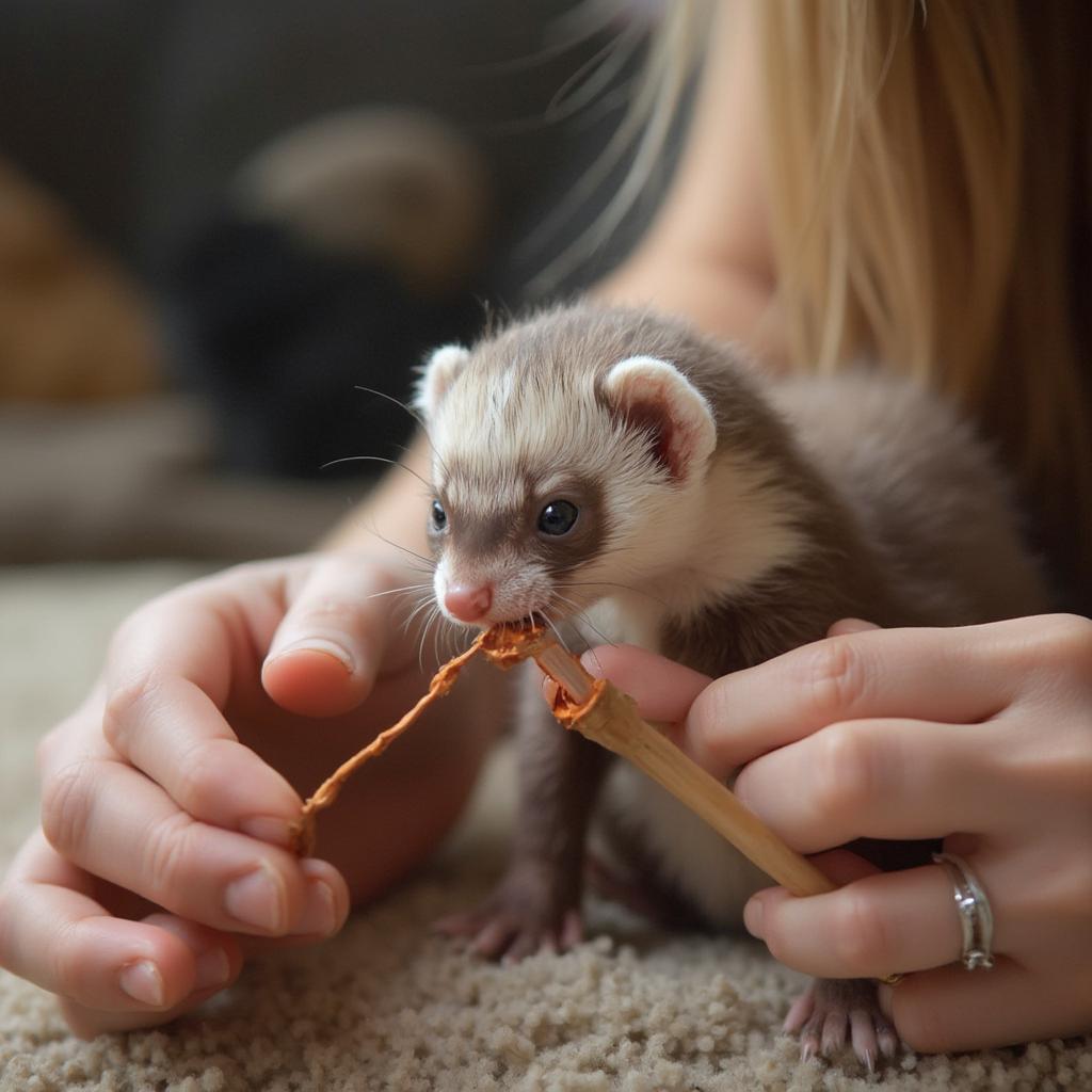 Baby Ferret Playtime