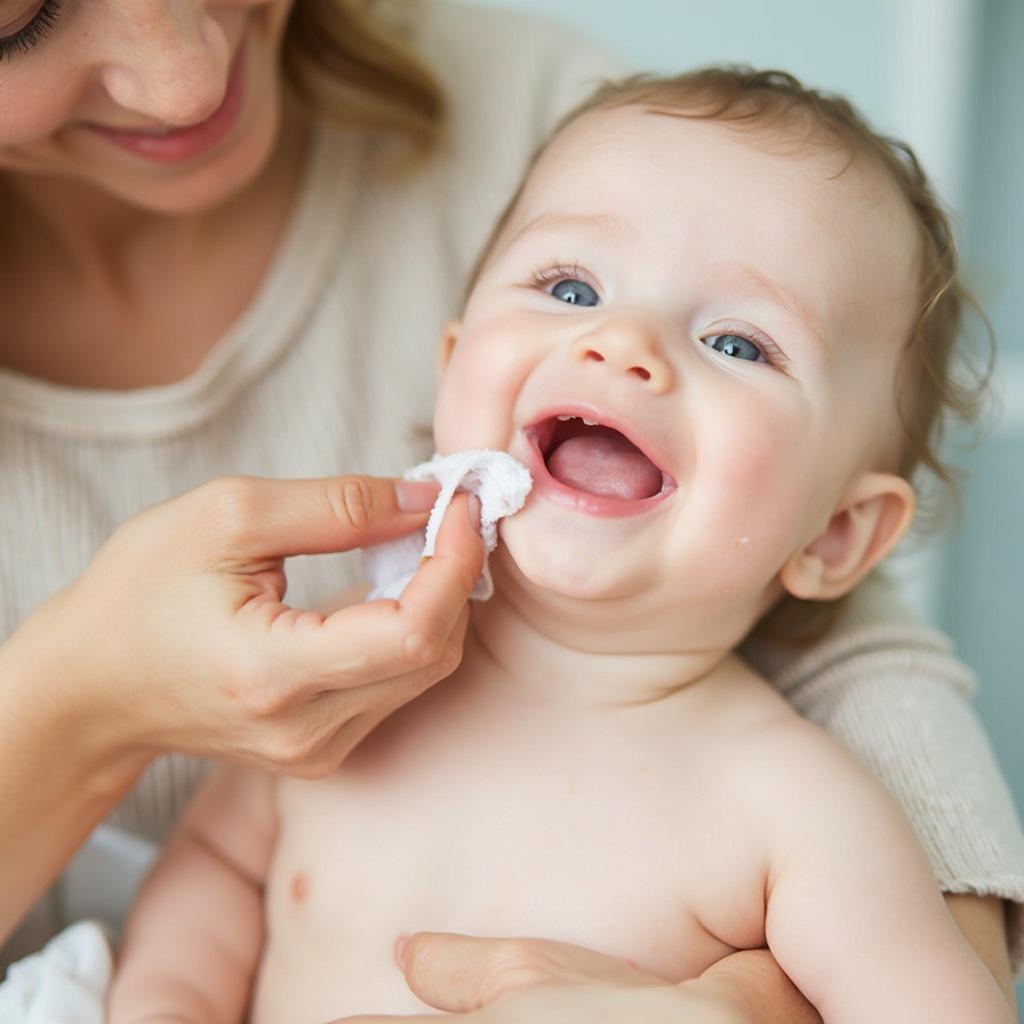 Cleaning Baby's First Teeth