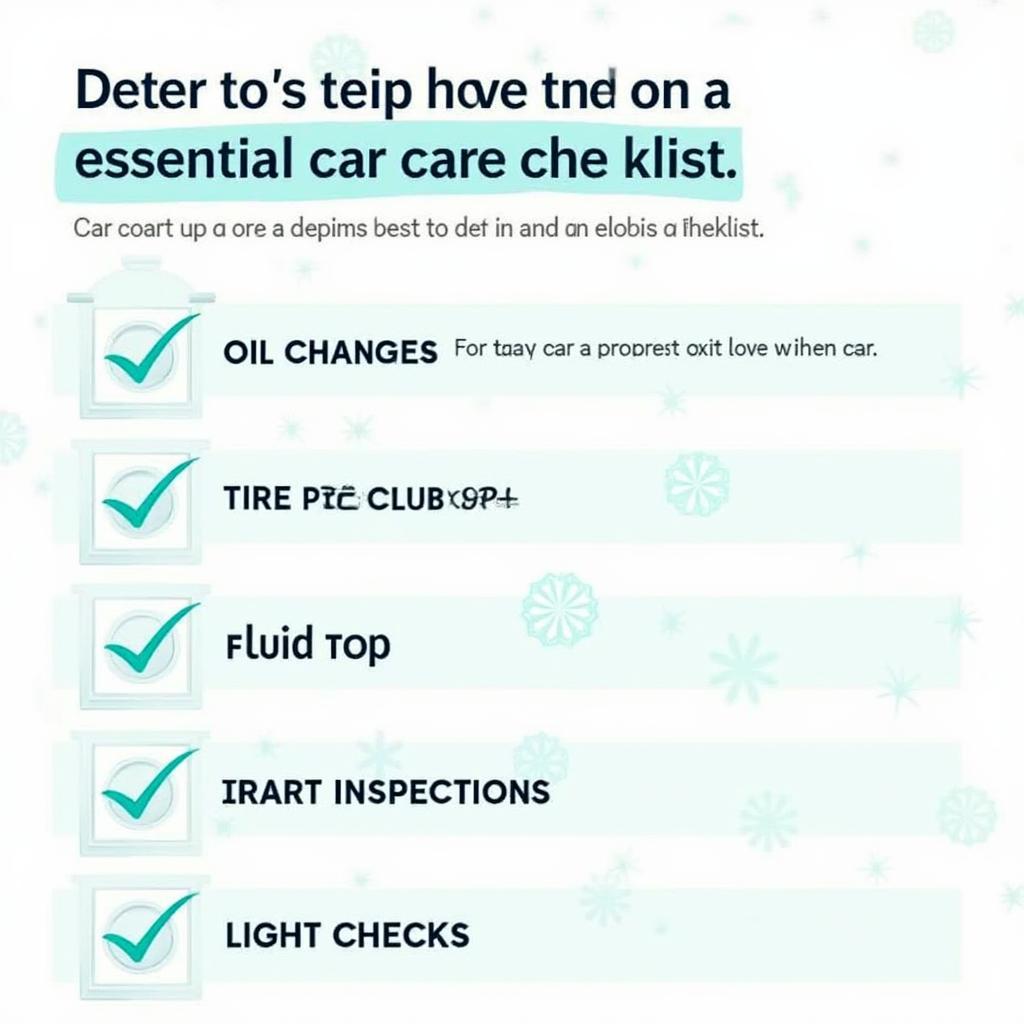 Basic Car Care Checklist for New Drivers