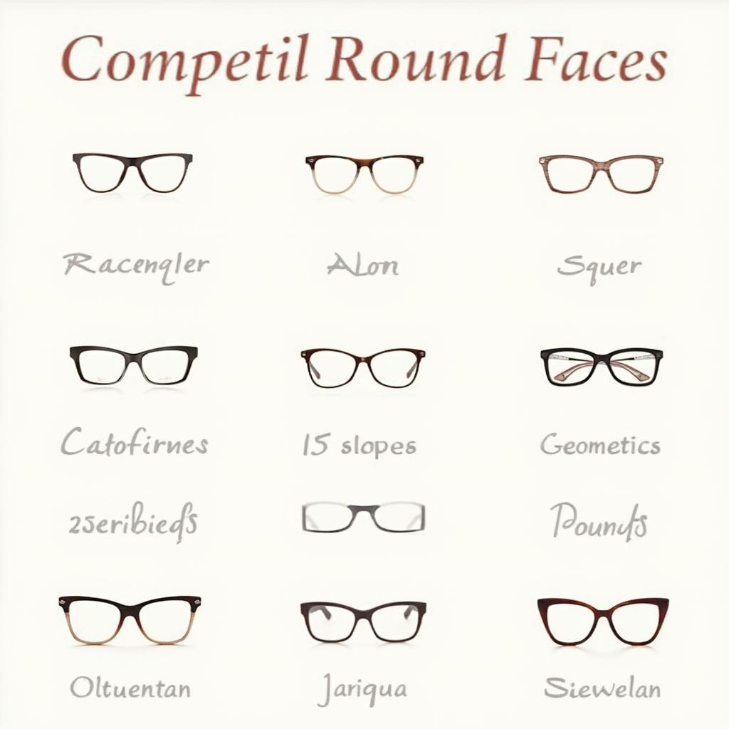 Ideal Frame Shapes for Round Faces