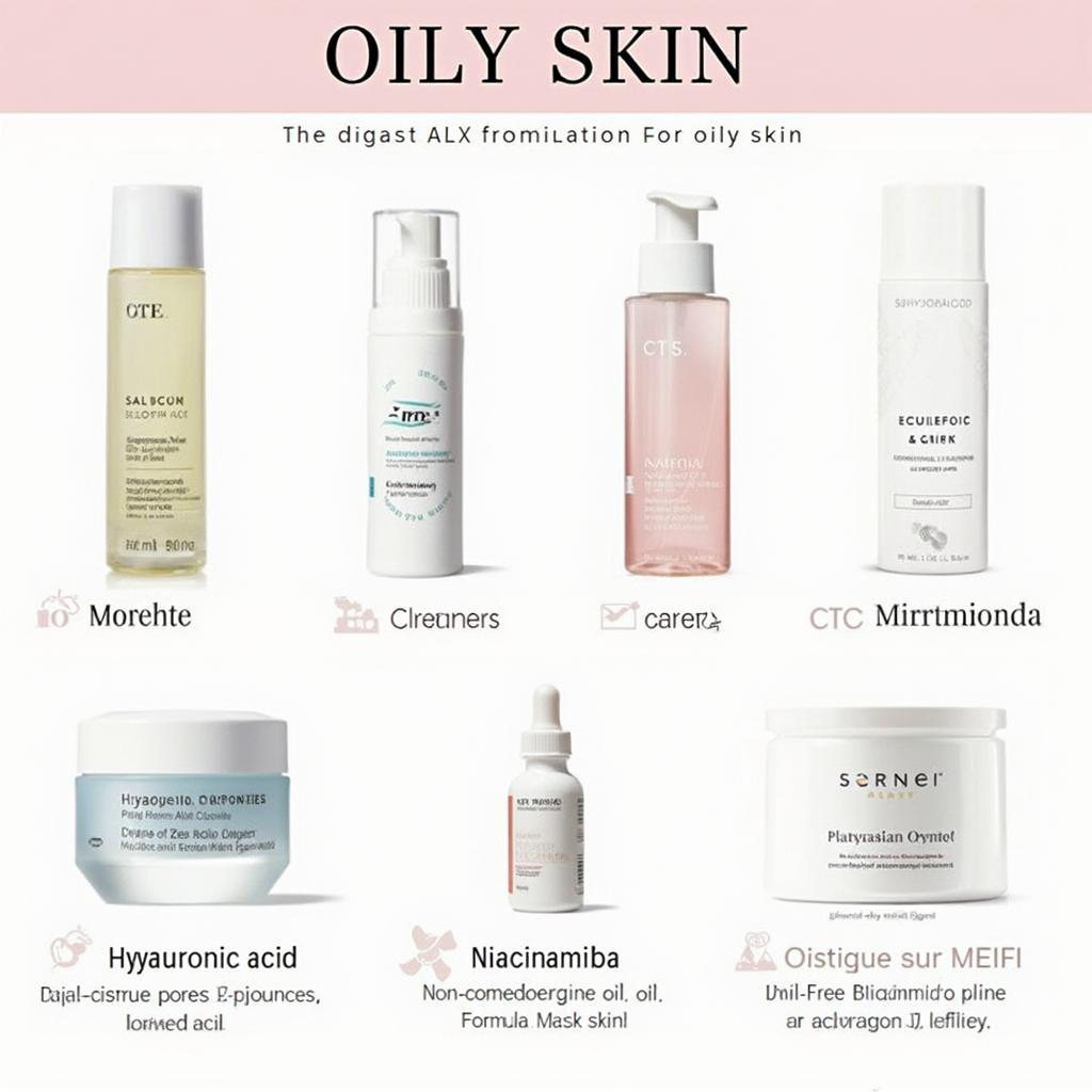 Top-rated skincare products suitable for oily skin types