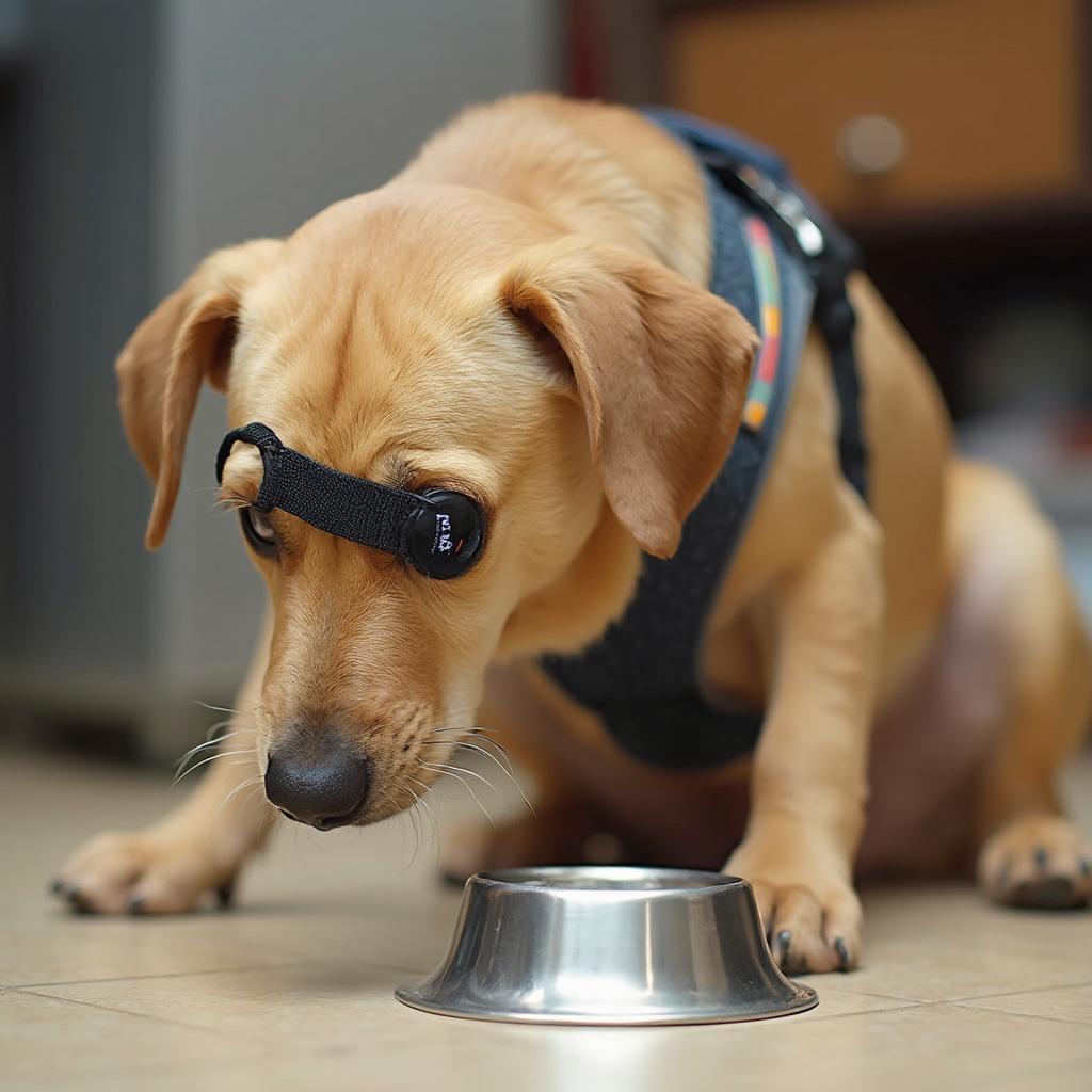 Blind Dog Navigating Home with Scent Markers