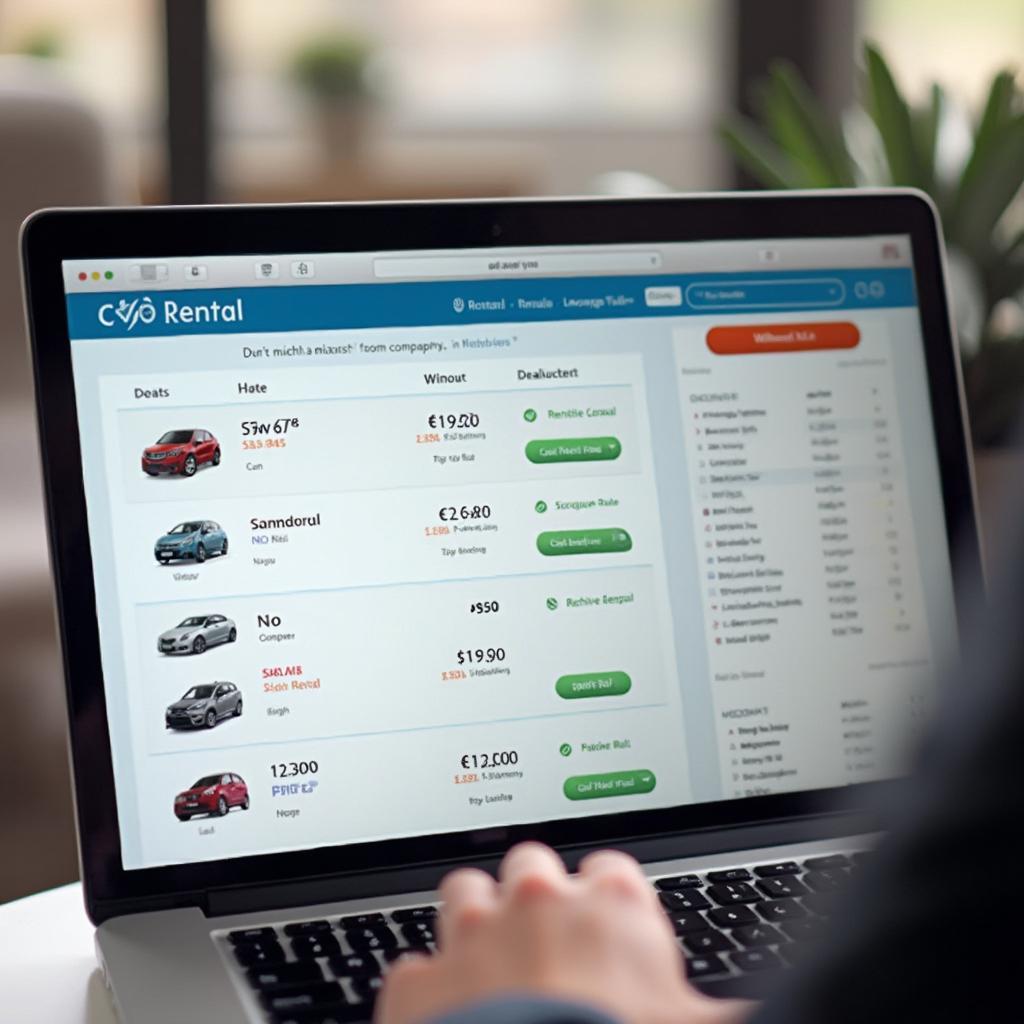 Booking Your Rental Car Online: Finding the Best Deals