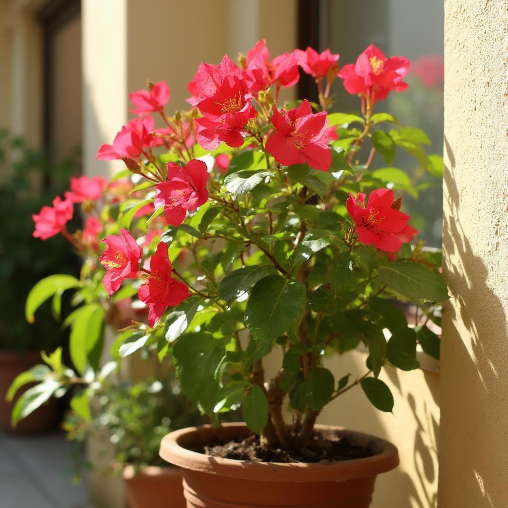 Bougainvillea Thriving in Full Sun