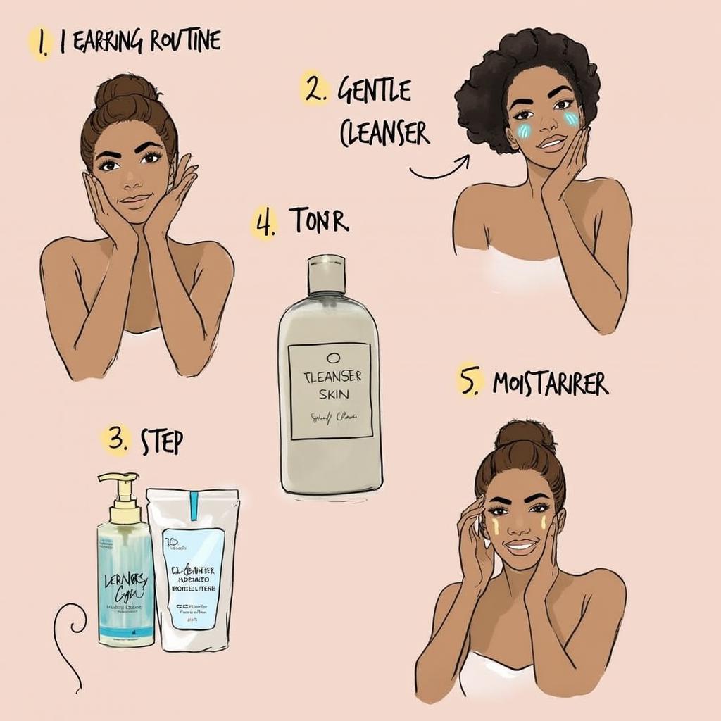 Brown Skin Cleansing Routine for Radiant Skin