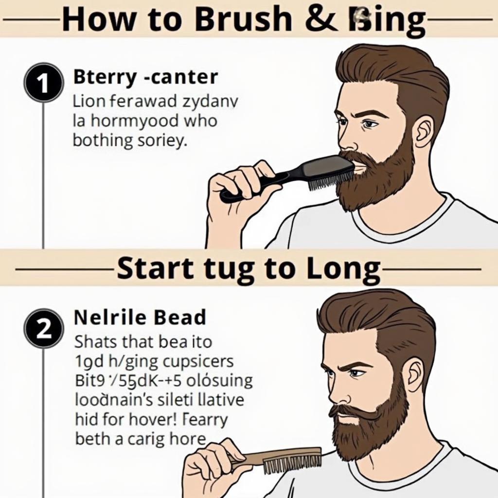 Proper Beard Brushing and Combing Techniques