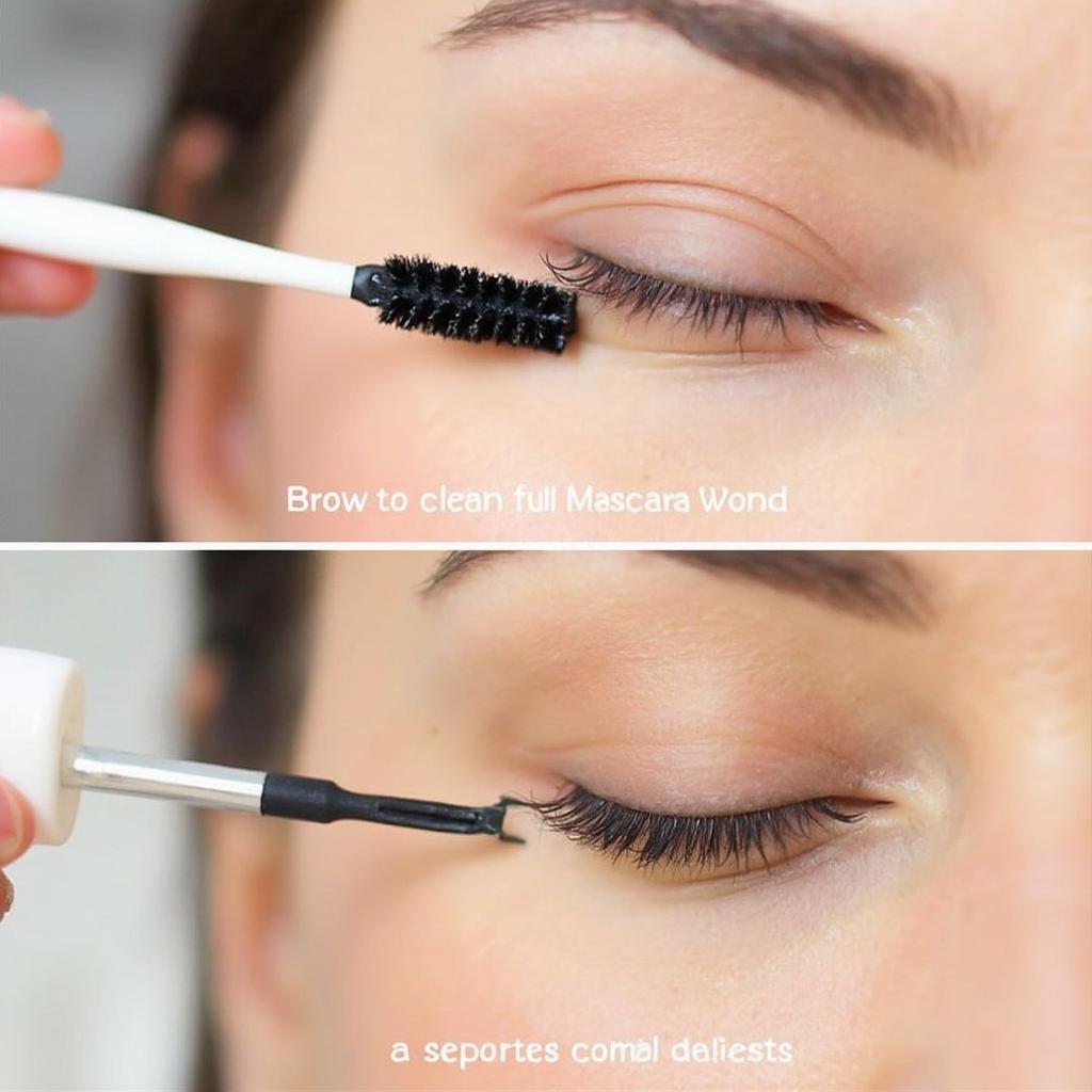 Brushing Eyelash Extensions for Perfect Shape