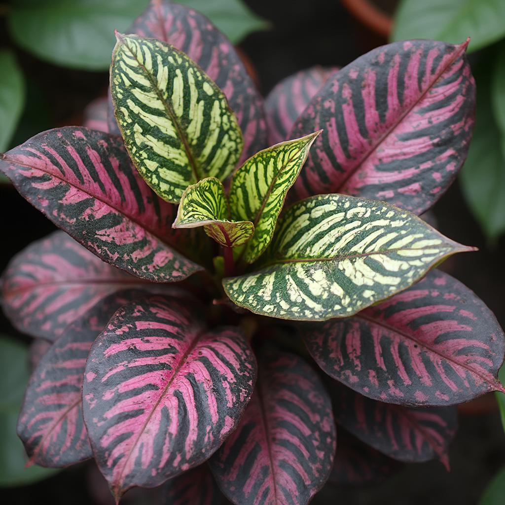 Healthy Calathea Dottie Foliage