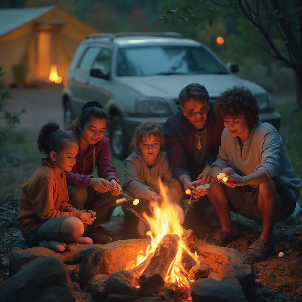 Campfire Cooking while Car Camping